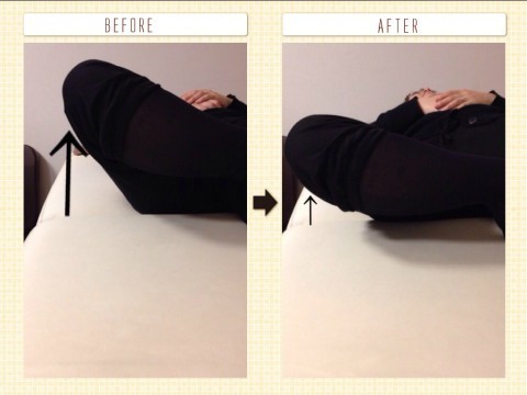 股関節の可動域アップ